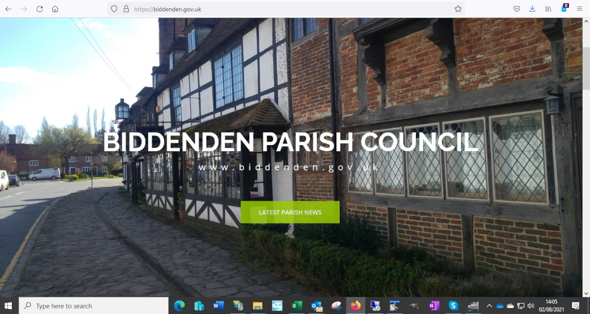 parish council websites application